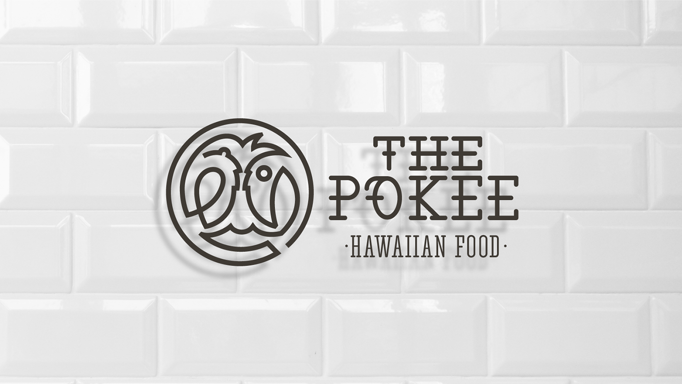 the pokee HAWAII poke Hawaiian food branding  restaurant