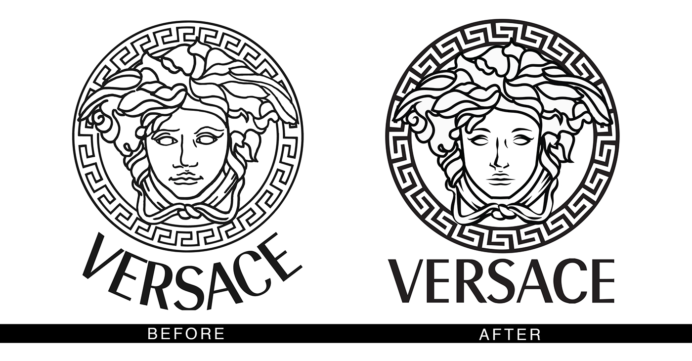 Versace Logo Rebrand on Behance