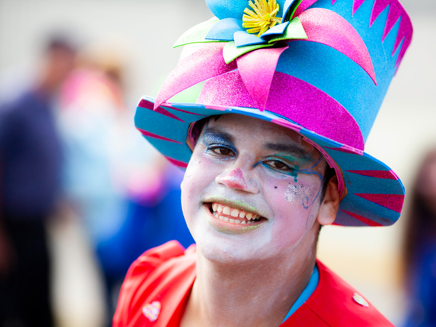 Carnival music parade portrait Photography  people face colorful