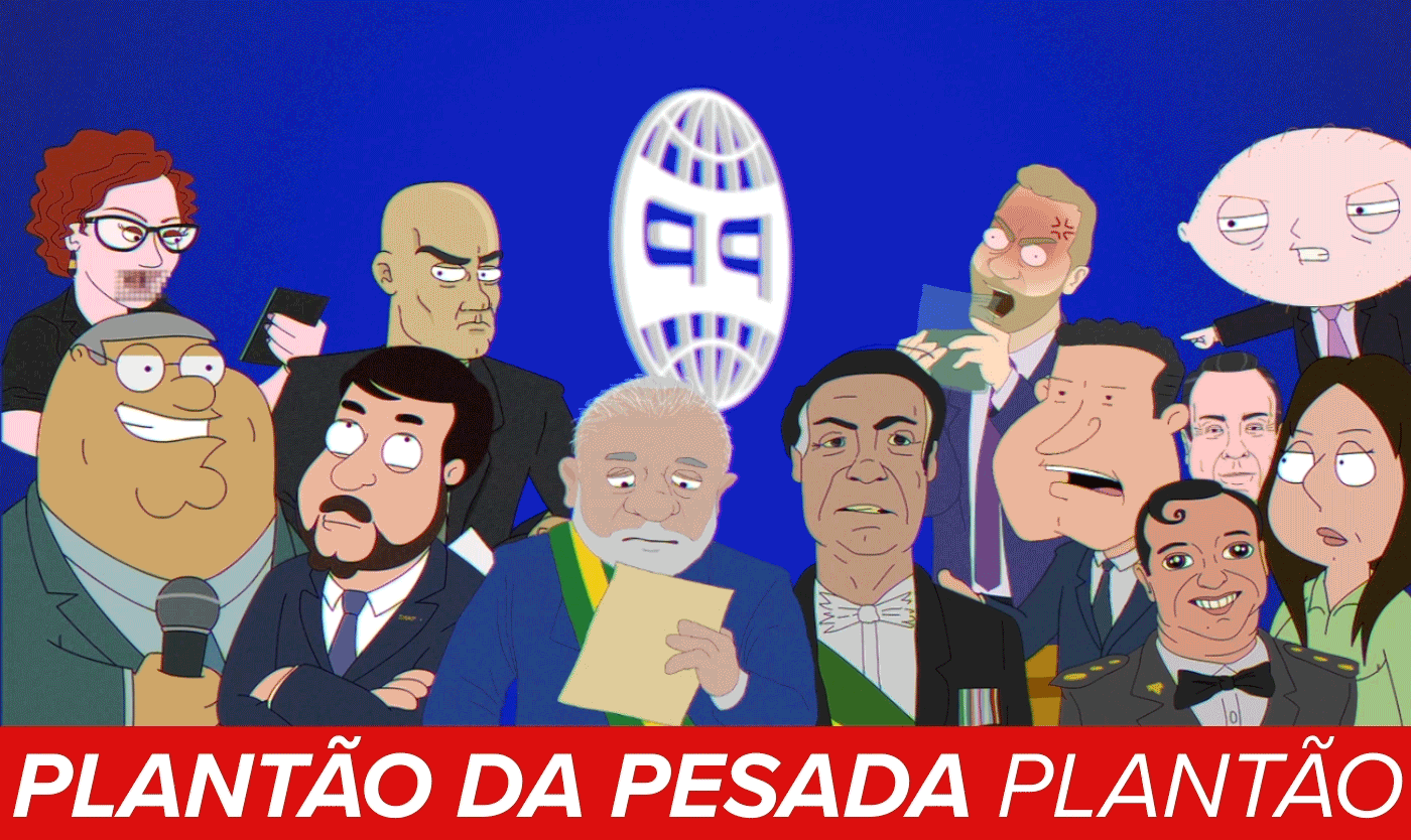 animação animação 2d character animation animação de personagem charge Politica cartoon Brasil humor desenho