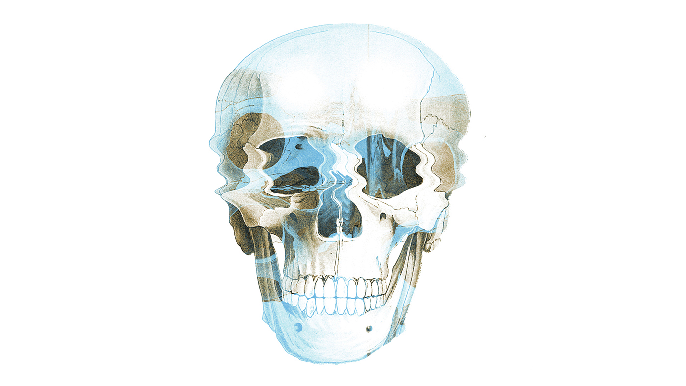 Glitch glitch art scanner skull skillshare image-making experimental distortion scanner glitch type treatment