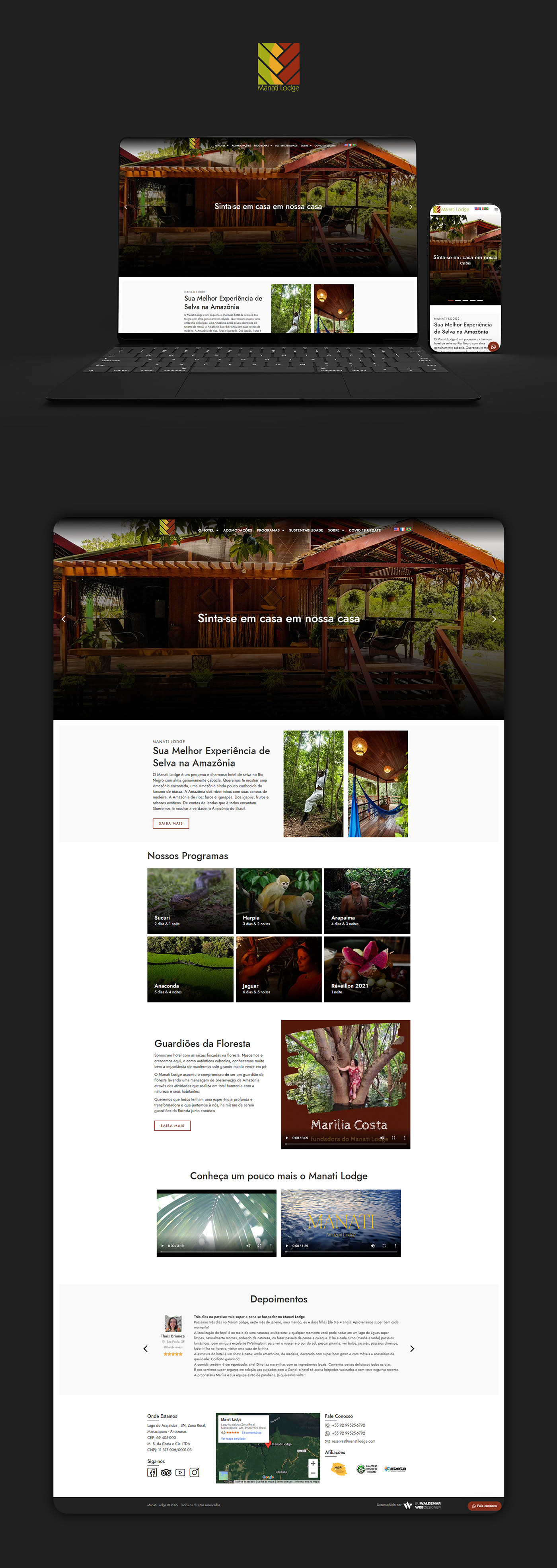 Amazon jungle lodge