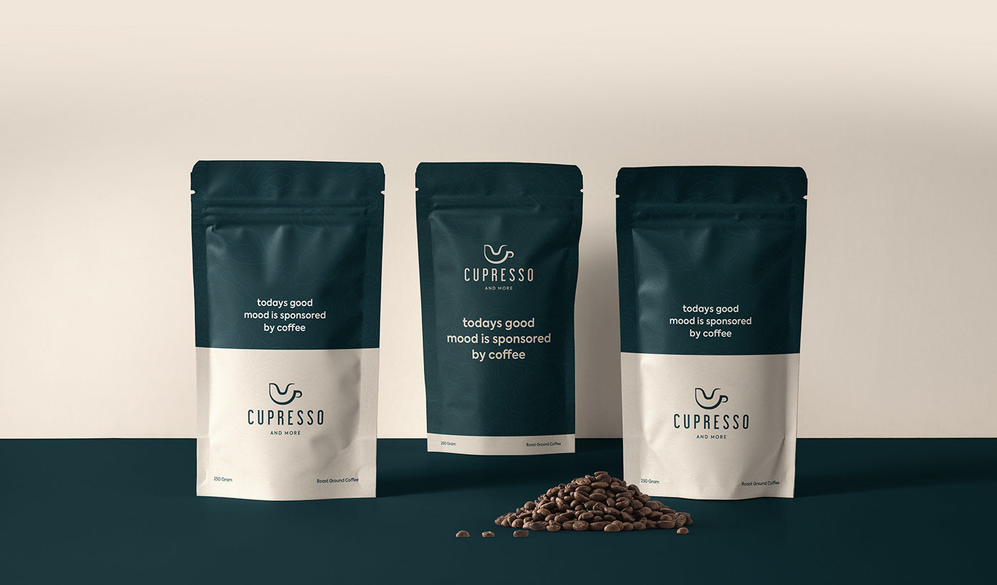brand branding  Coffee design designer espresso identity logo qafstudio
