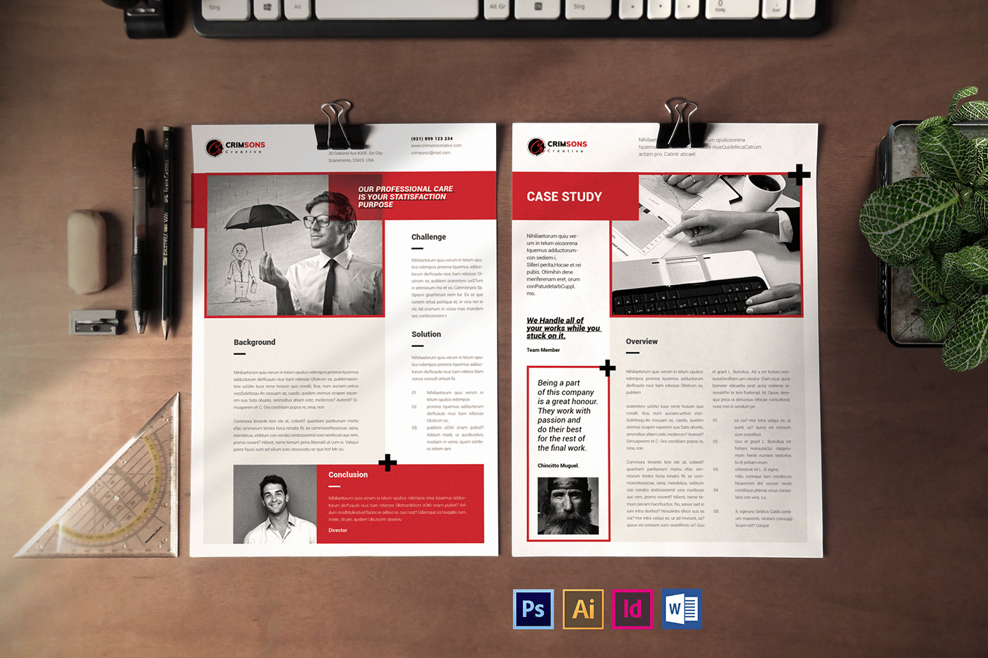case CaseStudy easy editable font free Microsoft study template word