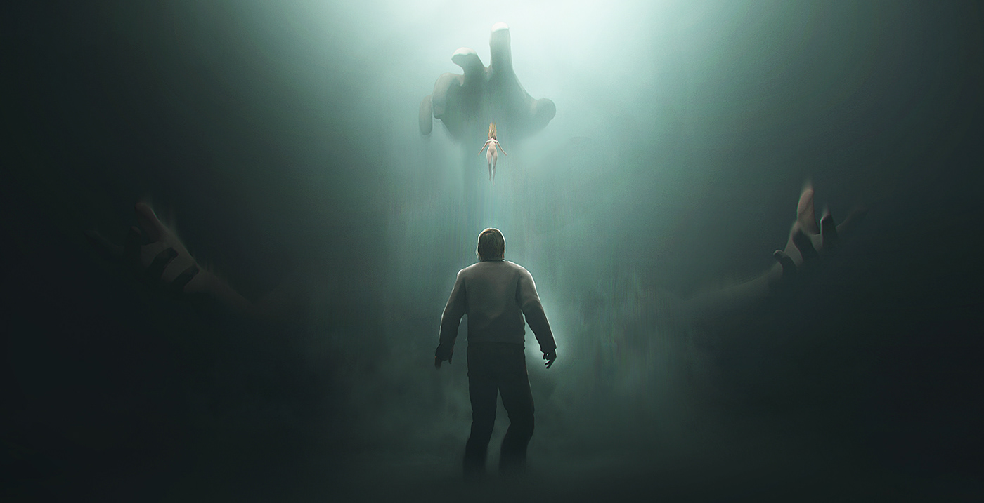 concept art ILLUSTRATION  2D 3D horror thriller maxime schilde mood storyboard fog