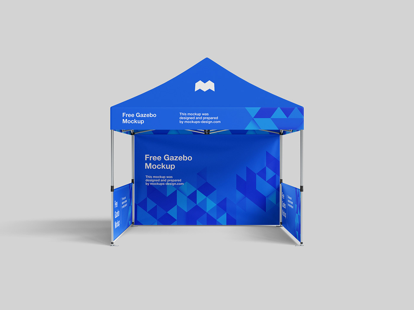Gazebo Mockup Show download psd banner tent Display brand