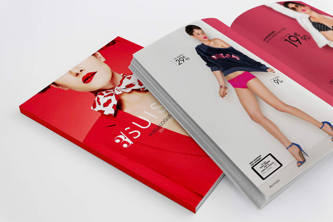 fabrique Logotype visual identity identity dynamic identity webshop Fashion Store france 3suisses bran Retail