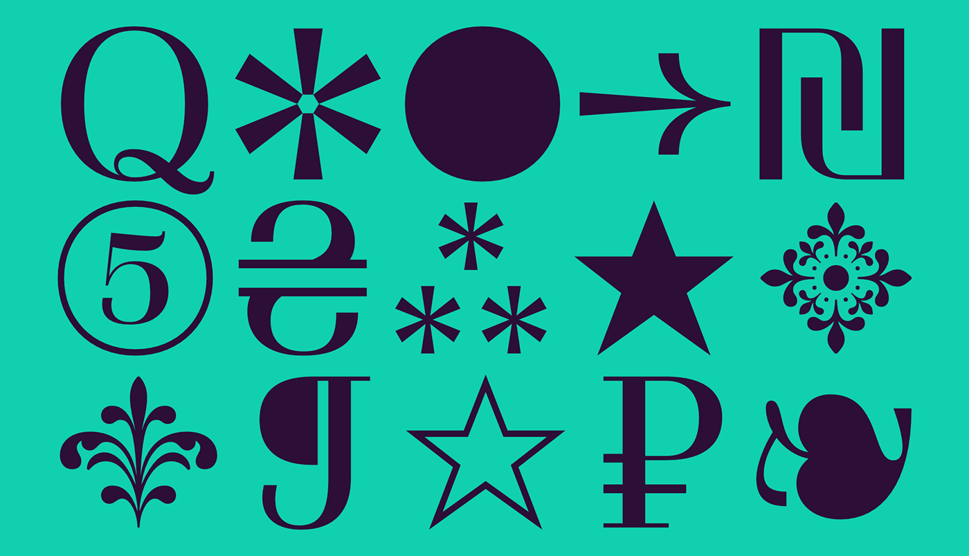 brand identity design Poster Design revival Typeface typography  