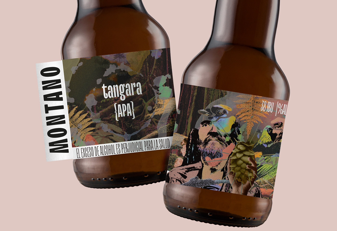 artisan beer branding  cerveza empaque marca Montaño Packaging art brewing direction feature featured rewing