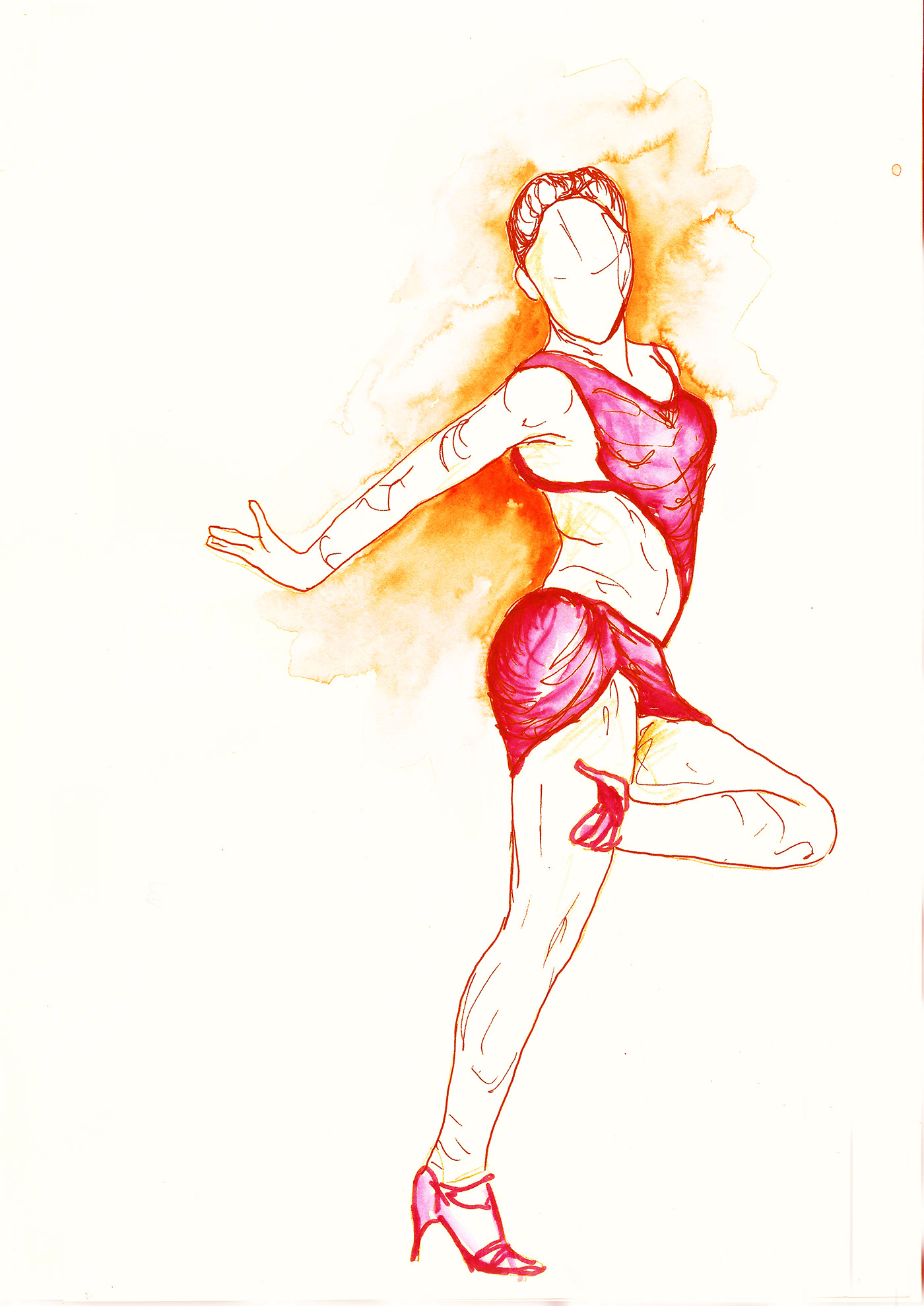 salsa DANCE   Latin latino book ILLUSTRATION  dancer Drawing  pagination