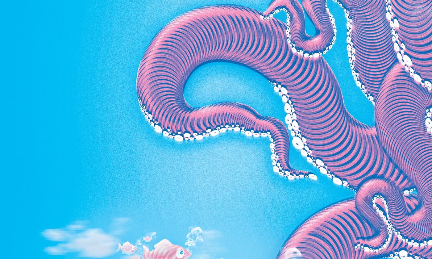 adobe photoshop Illustrator graphic animal octopus digitalart color wacom Ps25Under25