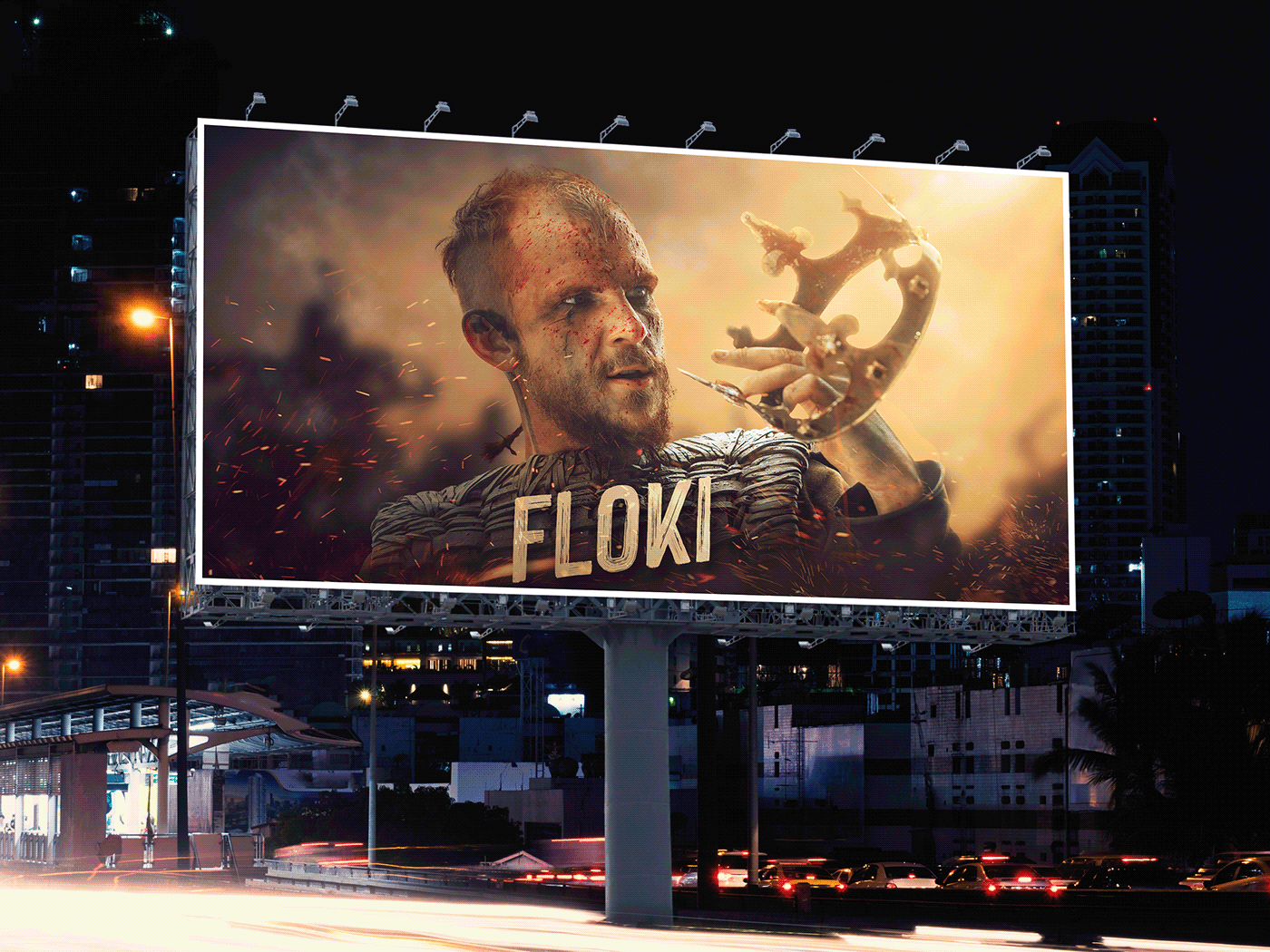 art work floki floki with crown manipulation design Odin Photo Manipulation  valhalla viking vikings warrior
