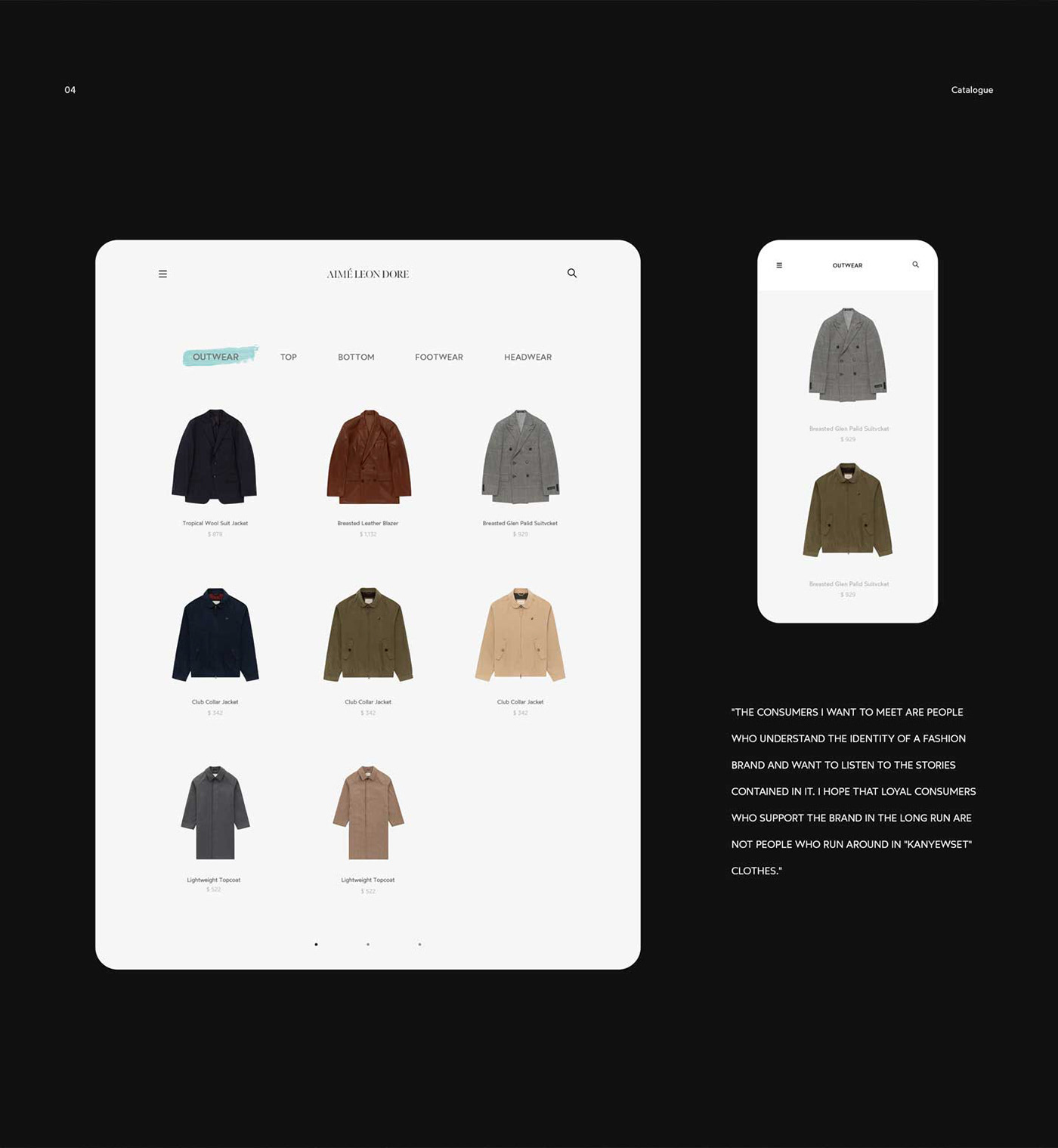 Brand Design concept Fashion  interaction typography   UI UI/UX ux visual Web Design 