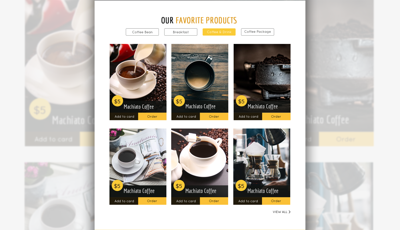 free psd psdpack FREEPSD layeredpsd coffeebundle coffee one page coffee single page cafe web Coffee