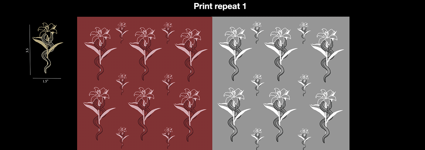print design pattern textile Fashion  ILLUSTRATION 