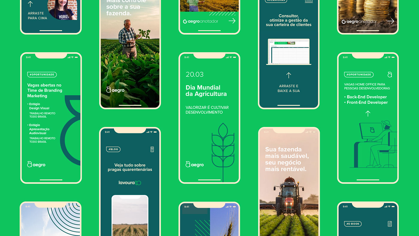 agriculture Agro branding  farm identity management social media software Startup Technology