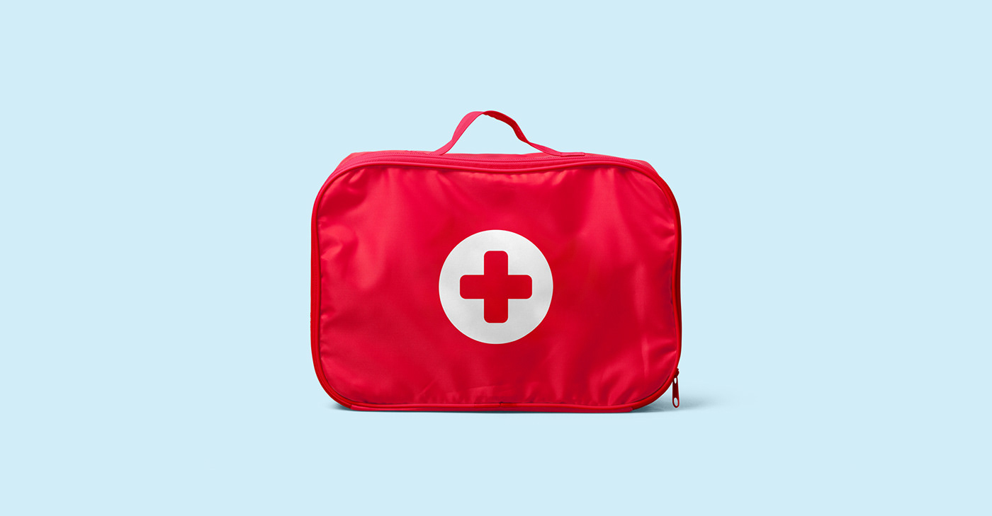pharmacy first aid kit Red Cross medicines medicine pills drug instructions infographics icons