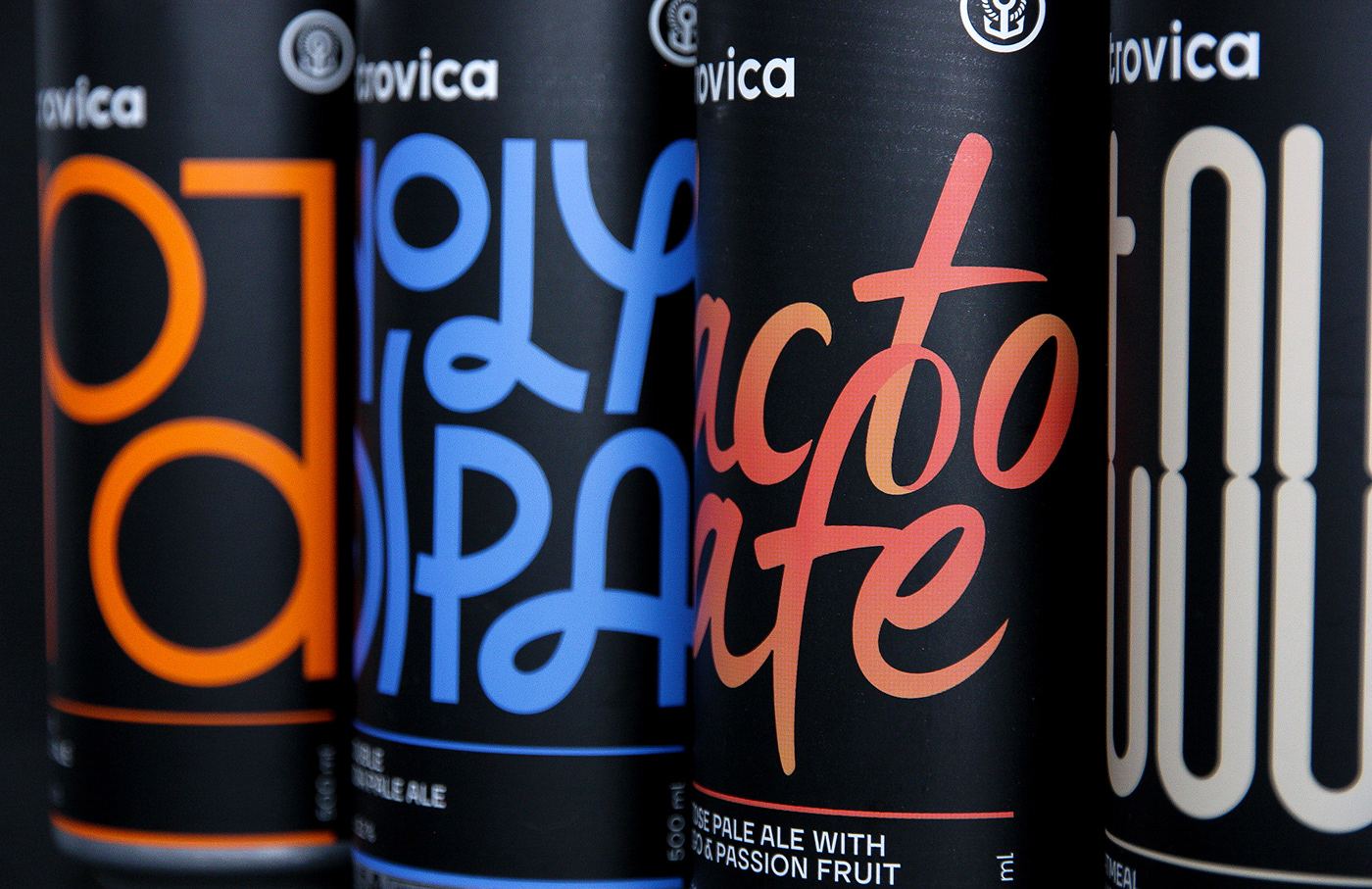 beer brew brewery can identity Label lettering ostrovica Packaging branding 