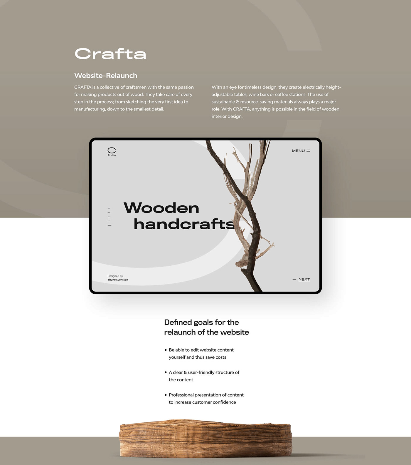Interior redesign Responsive uidesign Webdesign Website wood