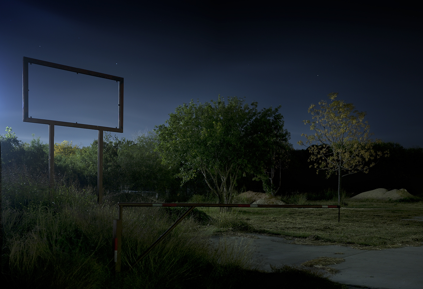 night travels texas highway abandon night photography Moody fog lighting creepy road trip