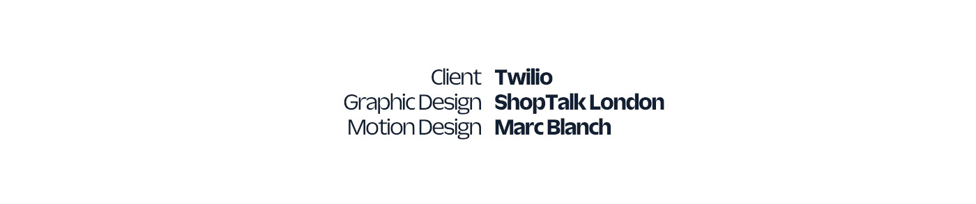 twilio motion graphics  2D Animation Event branding  identity after effects