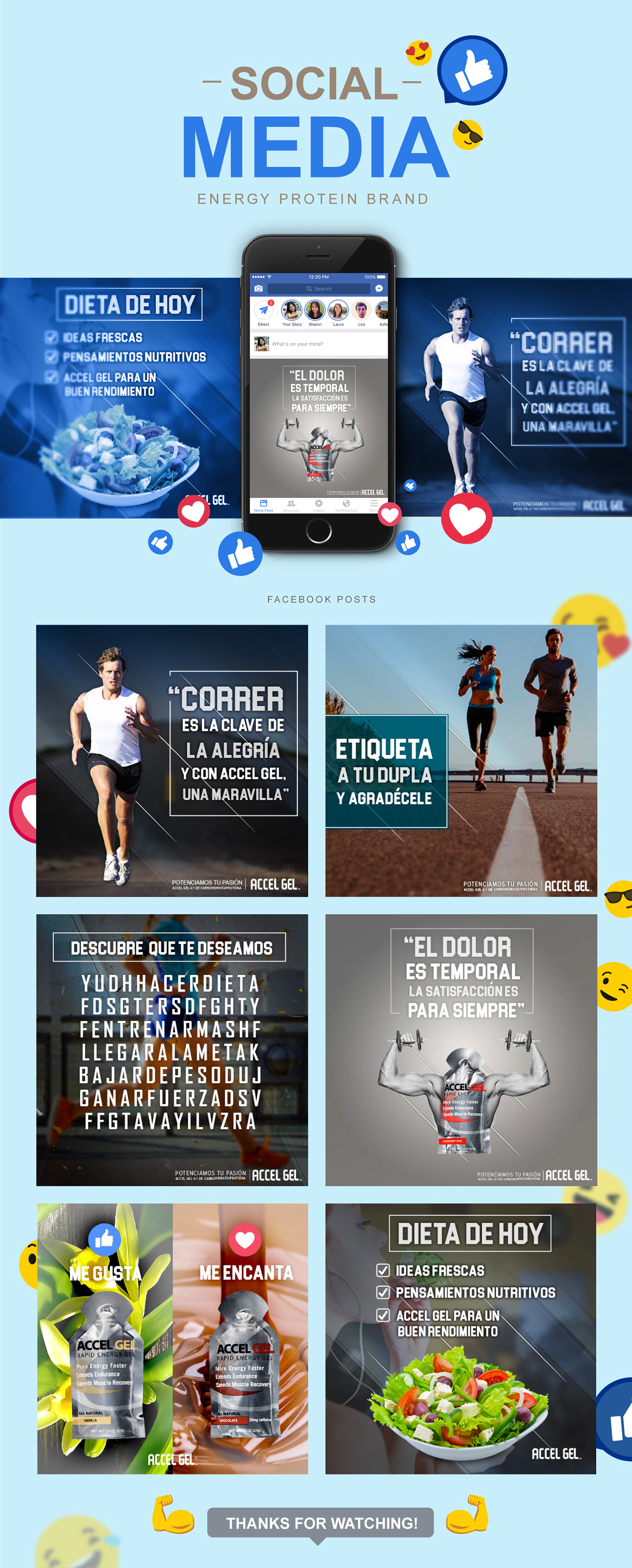 facebook redes sociales social media deporte energia inspiration branding  Like fitness gym