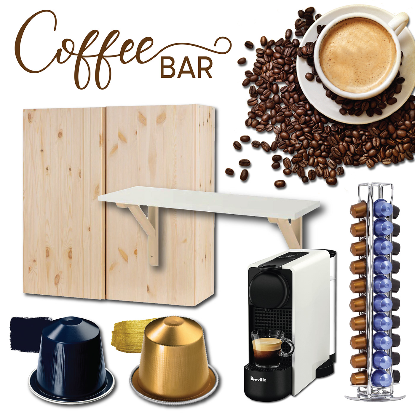 Coffee Coffeebar DIY Diydigital ikea Ikeadiy ikeahack