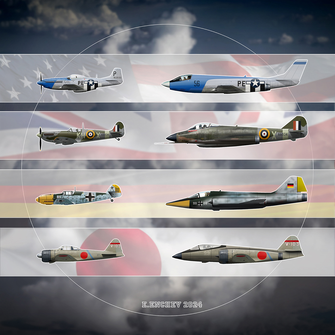 Aircraft concept design Military aviation Fighter stealth Noai airplane ww2