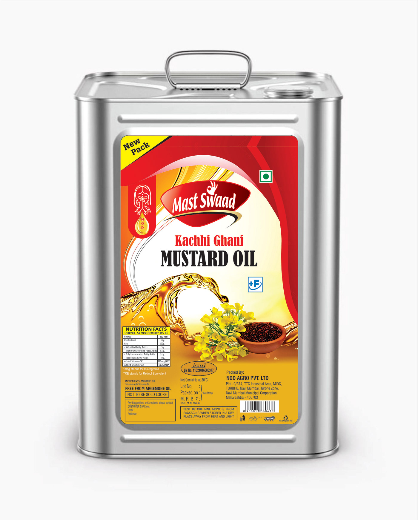 Edible oil Tin Packaging label design oil packaging Packaging Brand Design visual identity brand oil