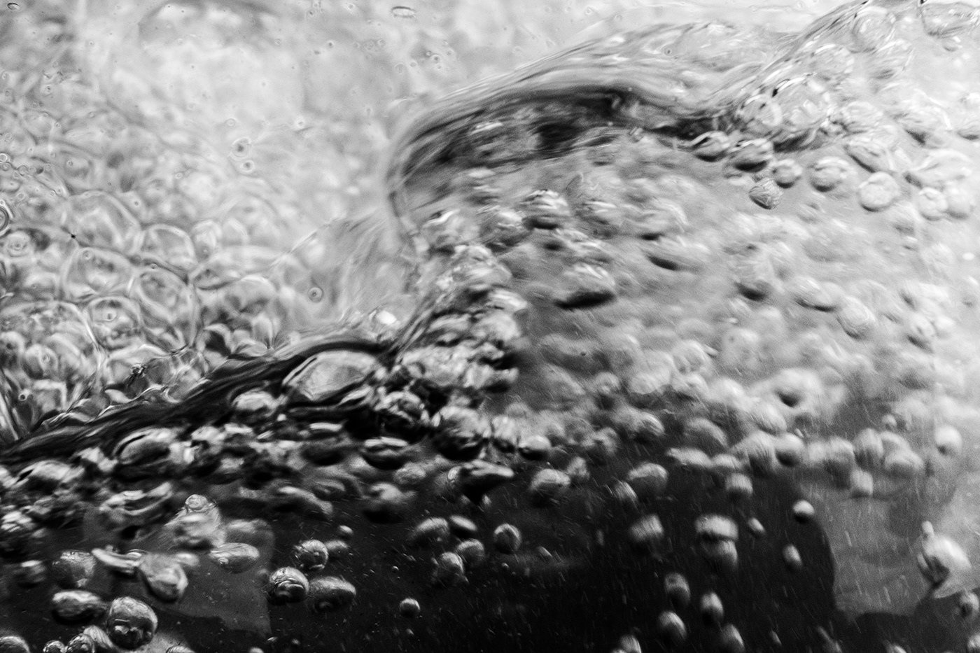 water Photography  Nature bubble movement