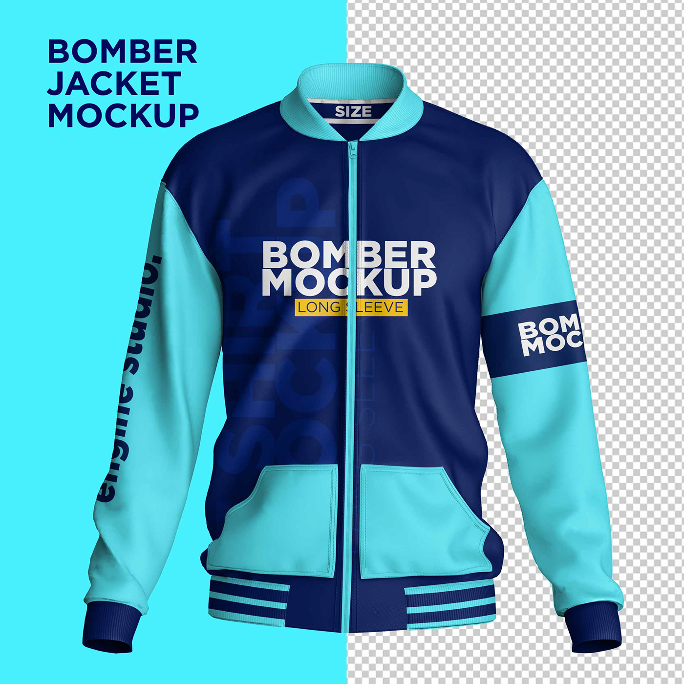 apparel mockup Boomber Jacket jacket mockup Jersey mockup product mockup realistic mockup sublimation t-shirt mockup Template Mockup