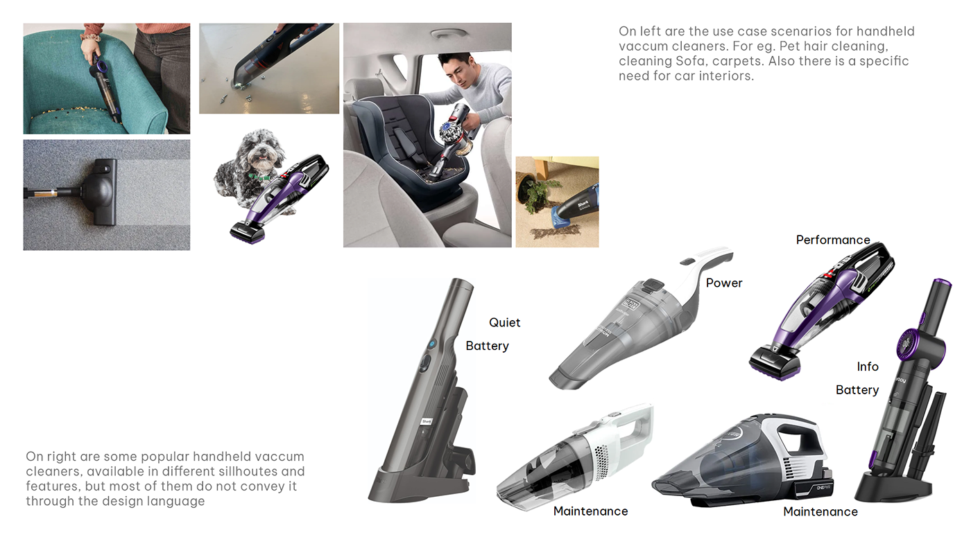 product design  formstudy industrial design  product details Handheld Vacuum
