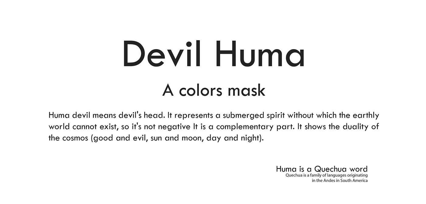 devil diablo Ecuador huma mask vector ILLUSTRATION  ilustracion modern new