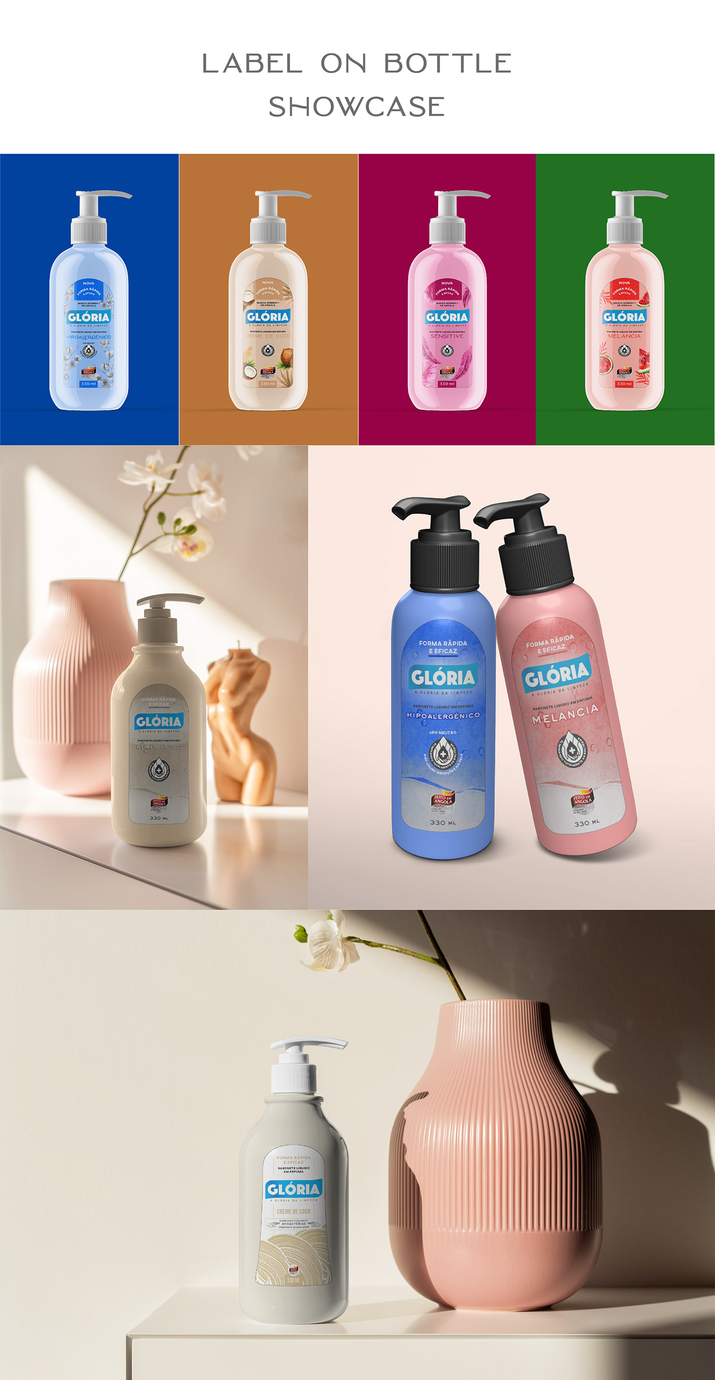 bottle brand identity concept foam soap Label label design package design  product revamp soap