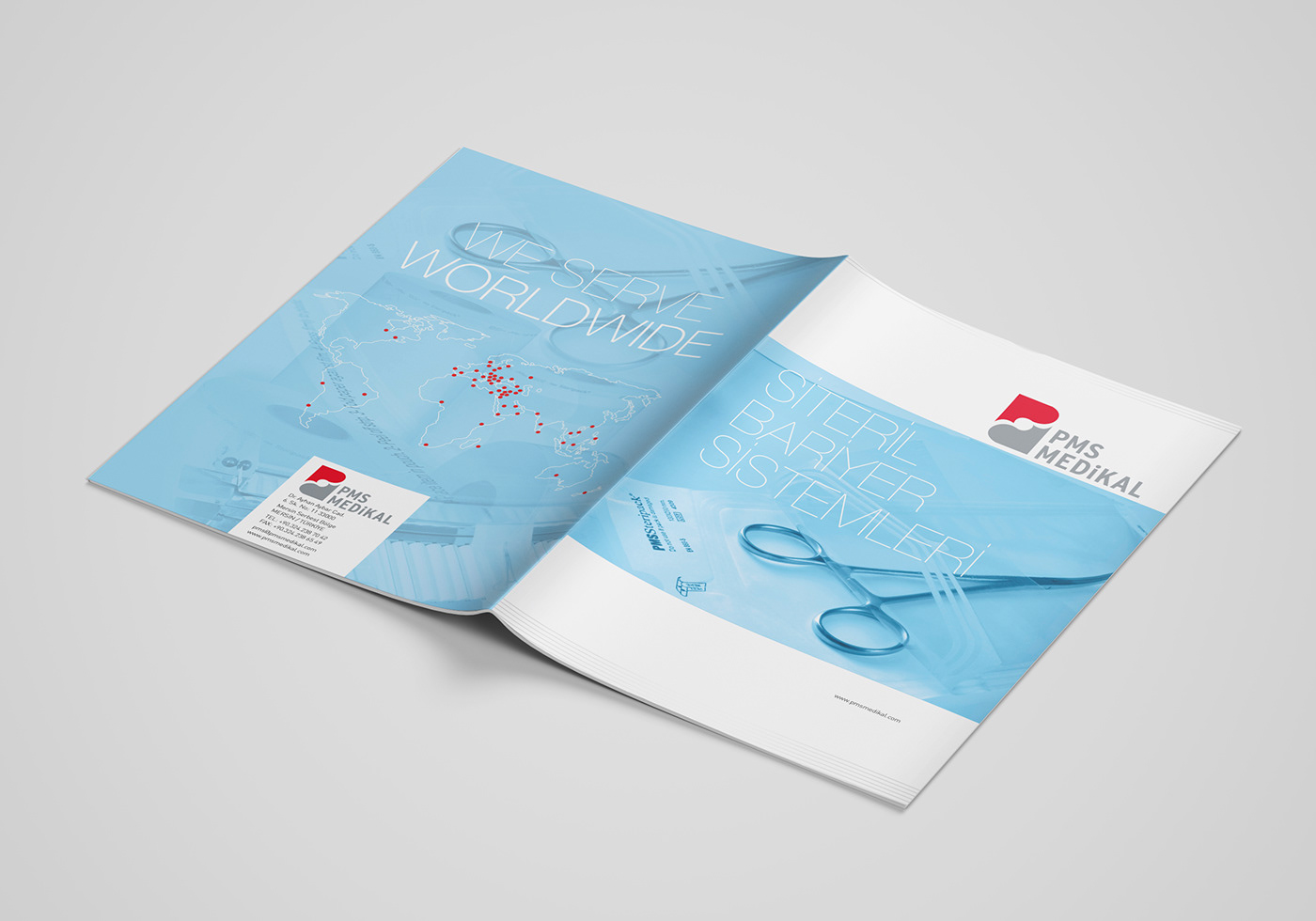 medical product catalog Layout editorial design  print design 