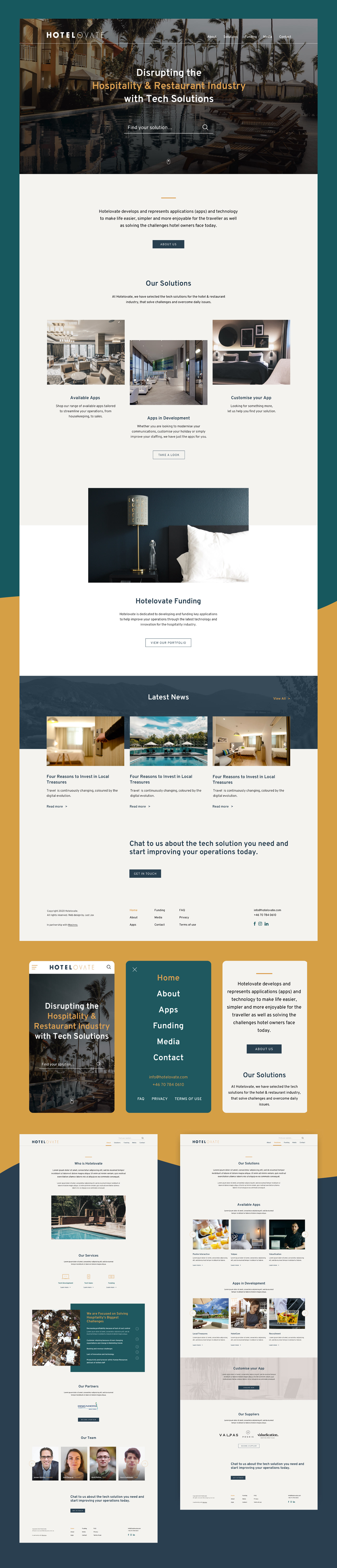 apps design digital hotel mobile Responsive UI UI/UX Web Design  Website Design
