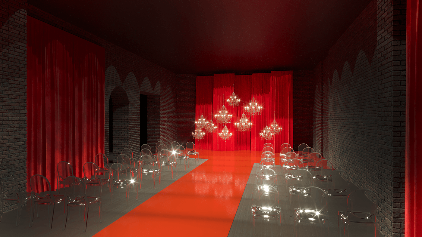 wedding Event 3D Visualization interior design  corona modern visualization 3D