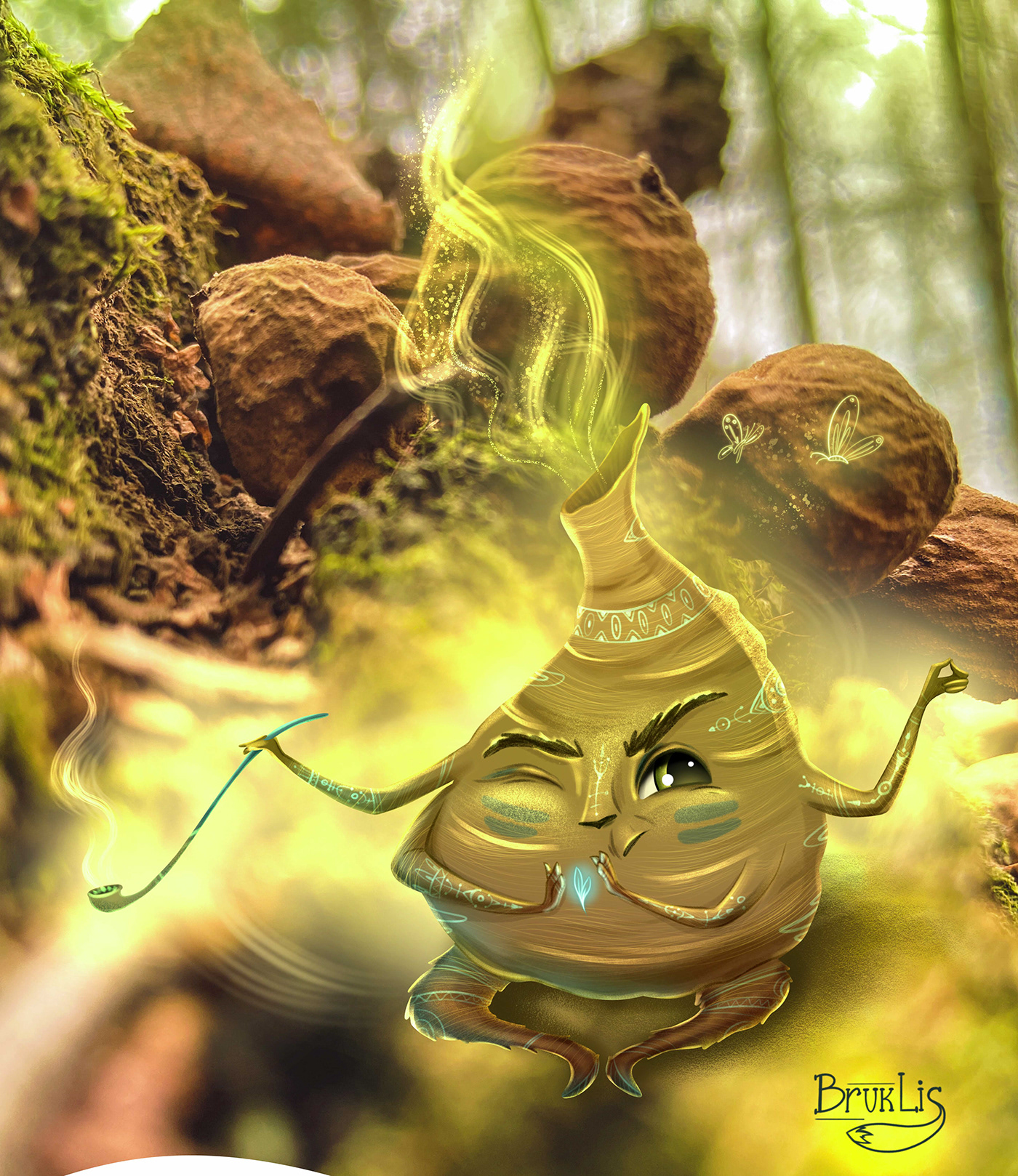 cartoon Character design  children creature earth fantasy Magic   monster Nature plants