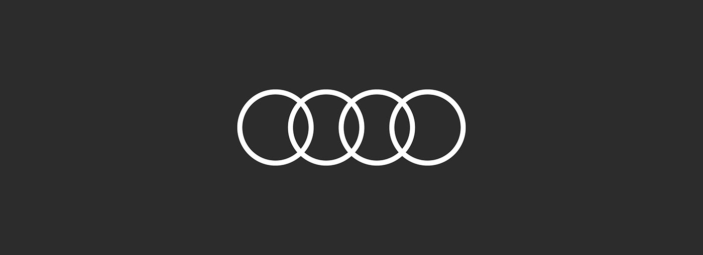 the four rings of audi.