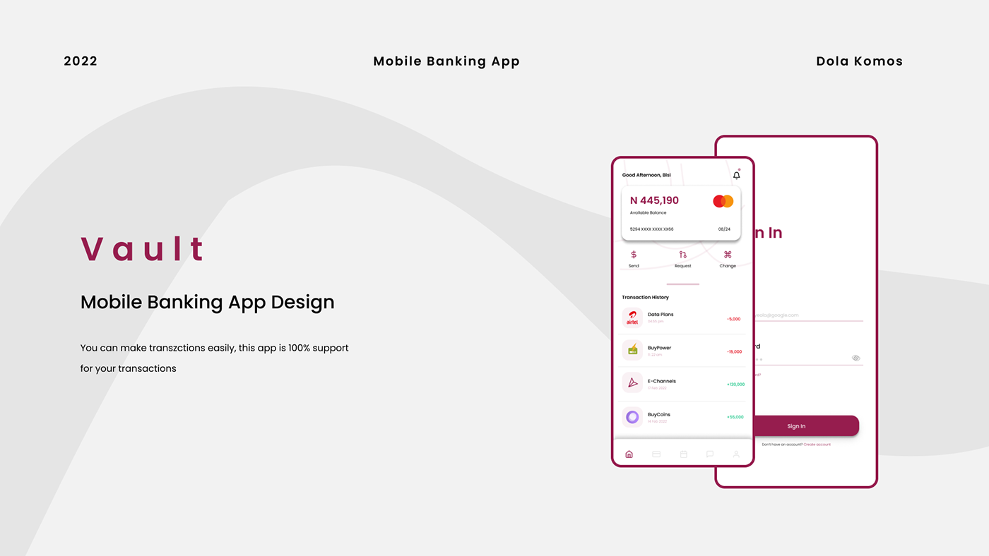 Bank banking banking app finance finance app Mobile app MOBILE BANK ui design