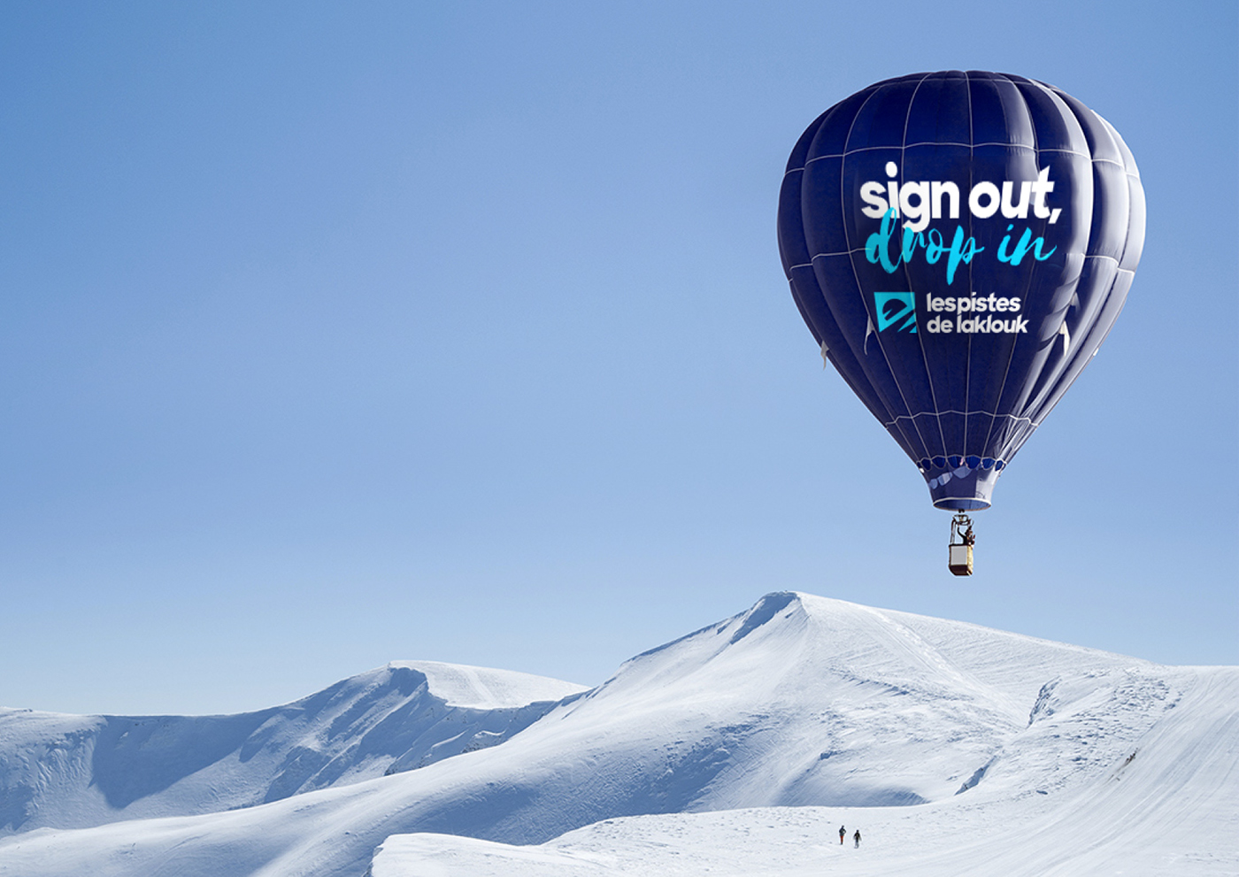 pistes slope laklouk lebanon Ski snow brand design blue