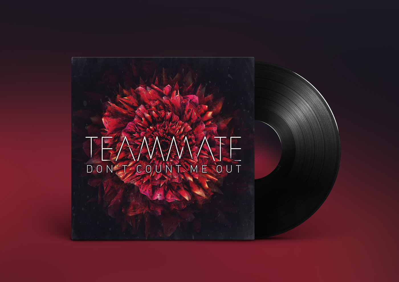 rostrum Records team mate teammate dont count me out Single cover artwork flower floral rose