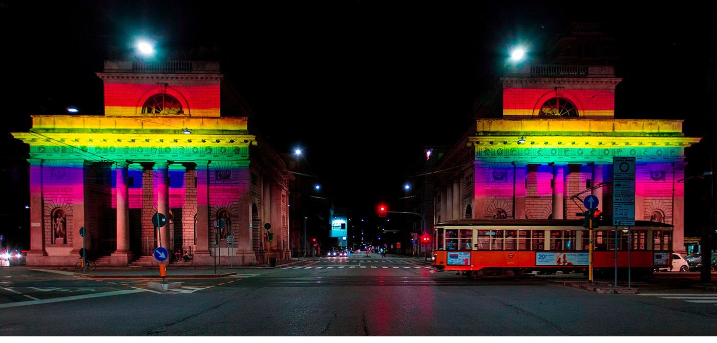 Netflix pride Gay Pride rainbow milano adevertising ADV