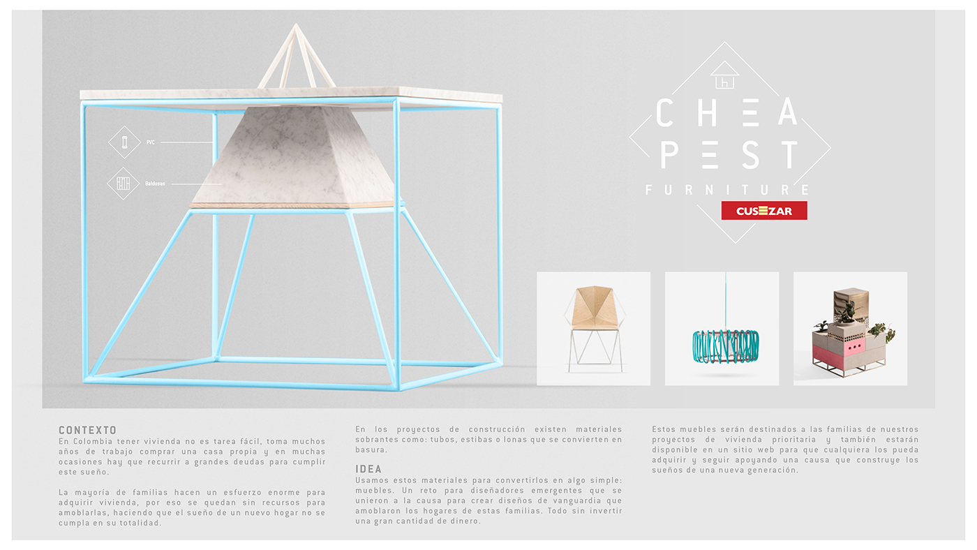 creatividad muebles marcas caso furniture ads Advertising  Behance ideas ideas creativas
