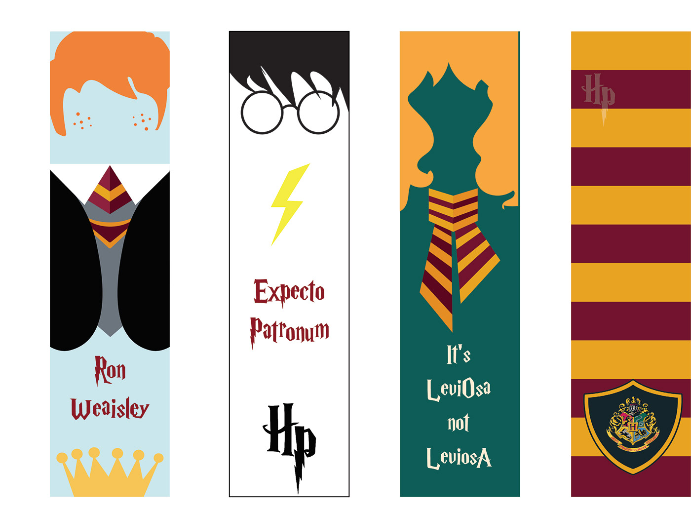 Harry Potter Bookmarks on Behance