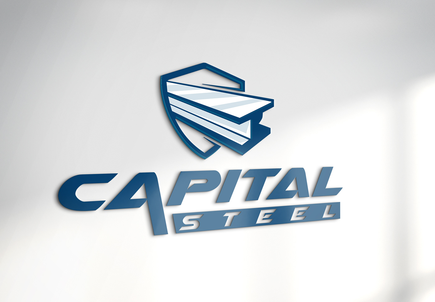 brand identity Business Logo Logo Design Logotype metal company minimalist Modern Logo professional steel Steel Company