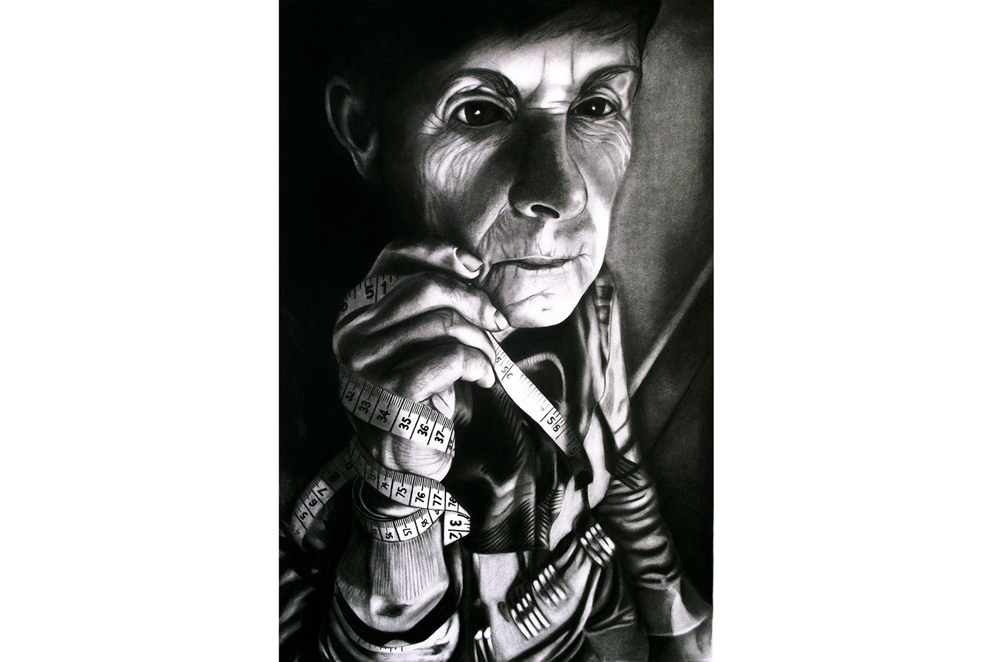 Drawing  Charcoal Drawing ILLUSTRATION  Fine Arts  portrait surreal sketch