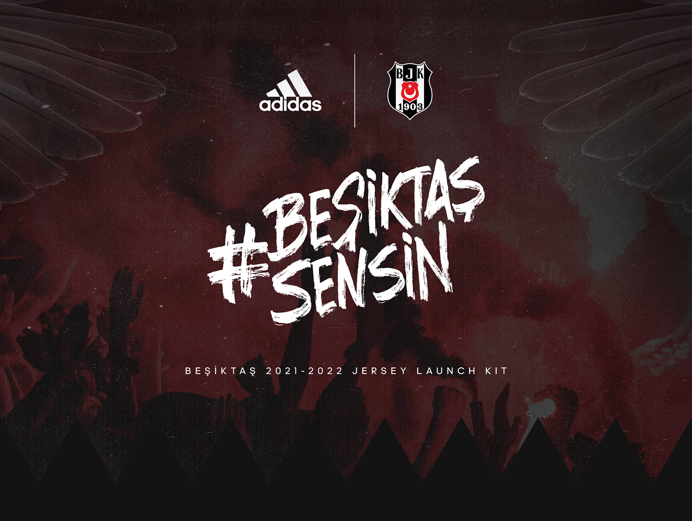 adidas Beşiktaş campaign Football Film Jersey Kit jersey launch Visual Effects  adidas jersey campaign football jersey adidas football