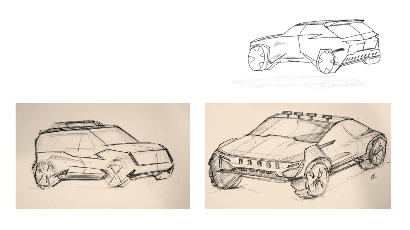 sketch carsketch Transportation Design industrial automotive sketches rapid sketching