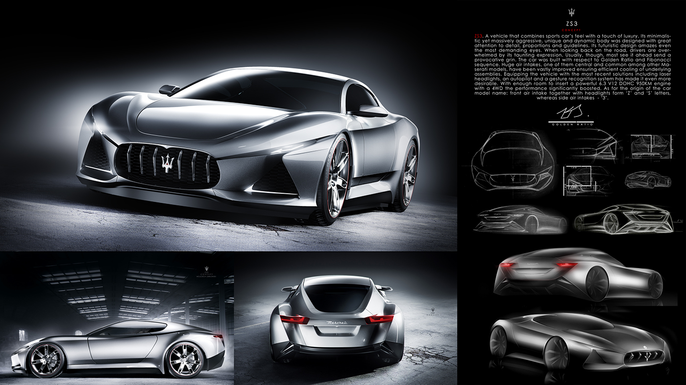 maserati zs3 concept car Maserati Concept Car Maserati ZS3 Wojciech Jurkowski blomd concept ZS3 Concept maserati koncept